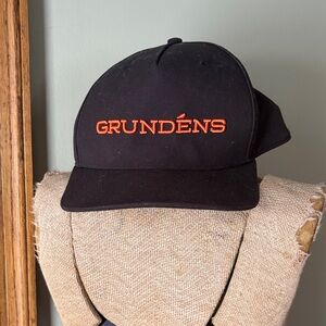 Grundéns Black and Orange Men's Hat